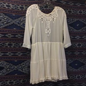 Free People Festival /Boho/ Drop waist mini dress